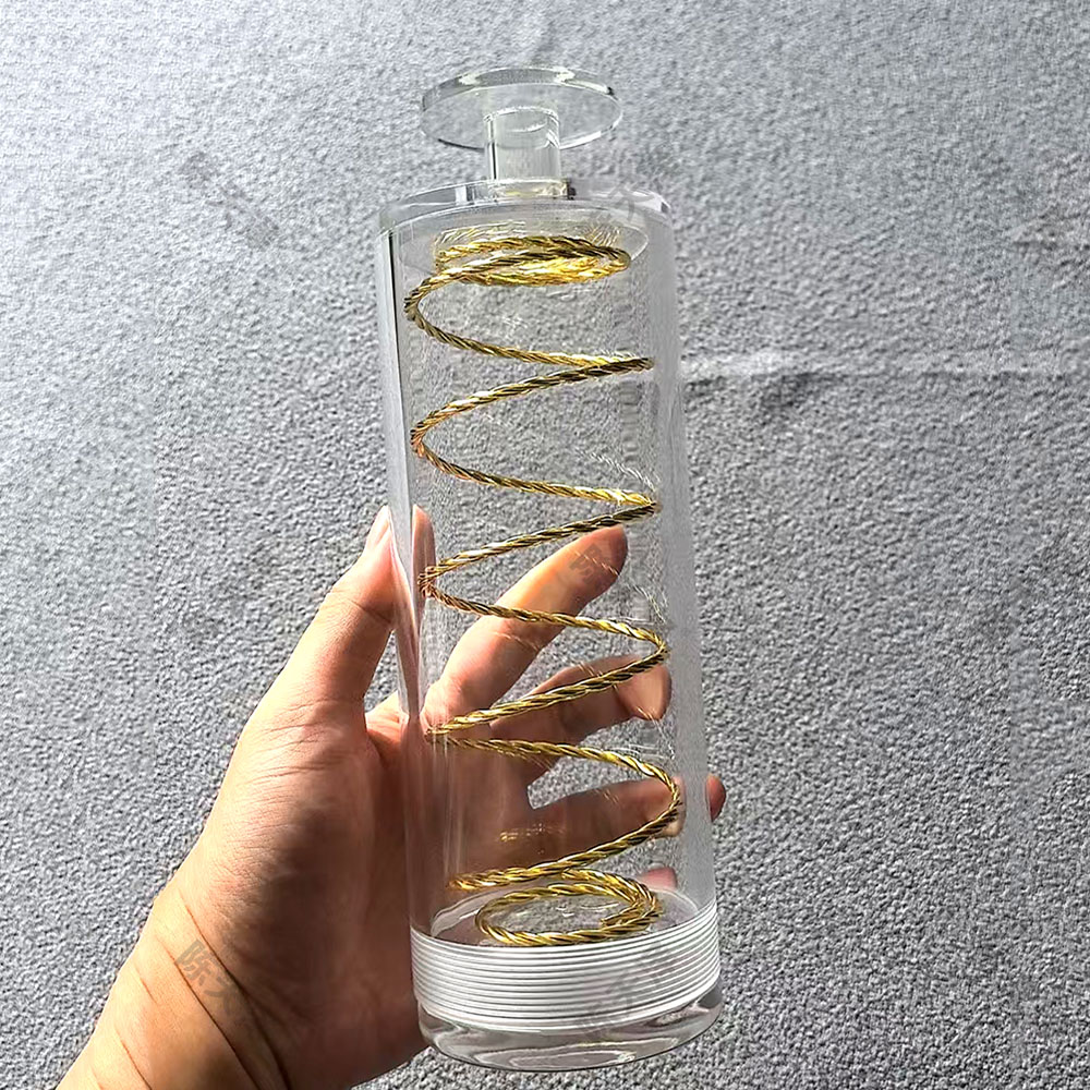 透明亚克力弹簧展示架 陈列架 有机玻璃气泡柱圆柱 圆管方柱圆棒